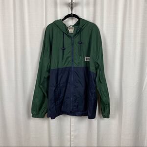 Disney Parks Walt Disney World Unisex Blue&Green Windbreaker Jacket Sz.XL